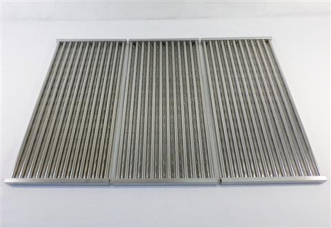 Parts for Commercial Series Infrared Grills: 18-3/8" X 26-1/4" Three Piece Infrared Slotted Stamped Stainless Cooking Grate Set
