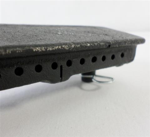 Parts for Gas Grill Burners Grills: 15-7/8" X 2-7/8" Wide Angled Top Cast Iron Burner 