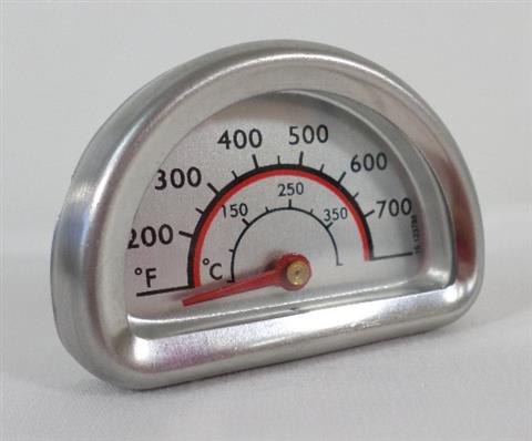 Parts for Commercial Series Infrared Grills: "Top-Rounded" Semi-Circular Temperature Gauge 