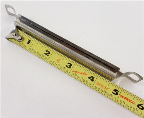 Parts for Quantum Series 4 Burner Grills: 4-1/2" Flame Carryover Tube With Cotter Pins (Fits 1" Diameter Burner Tube)