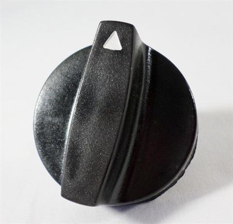 Grill Replacement Parts: MHP "Older Style" Black Plastic Gas Control Knob
