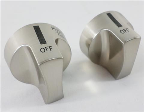 Grill Replacement Parts: MHP "New Style" Control Knobs, "Set Of 2"