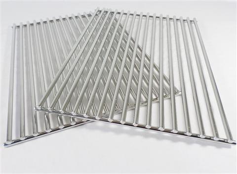 Parts for Cooking Grates Grills: 24" Stainless Steel Two Piece Cooking Grid Set