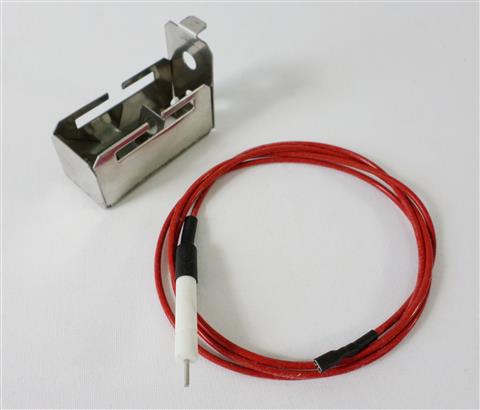 Parts for Ignitors Grills: DCS Enclosed Electrode And Spark Box Assembly, With 41-1/2" Long Wire (use with Electronic Ignition Modules)