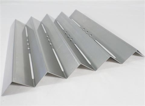 Parts for Burner Shields Grills: 13-1/8" X 10-3/4" Stainless Steel Heat Plate