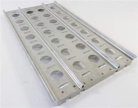 Parts for Burner Shields Grills: 19-1/4" x 10-1/2" Stainless Steel Briquette Holder Tray (Replaces OEM Part 80644)