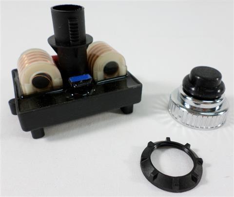 Grill Replacement Parts: 4 Output "AAA" Electronic Ignition Module With Push Button Battery Cap