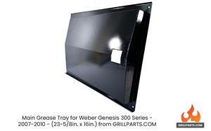  2007 Genesis 300 grill parts: Main Grease Tray for Genesis 300 Series - 2007-2010 (image #4)