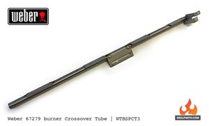  Spirit II grill parts: Crossover Burner Tube - 15-1/4in. - (Weber Spirit/Spirit II 310) (image #5)