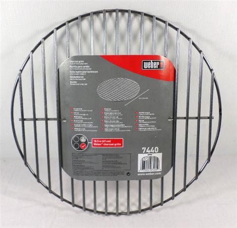 Weber Charcoal Grill Parts: Grate" For Weber 18-1/2" grillparts.com | BBQ Repair and Replacement